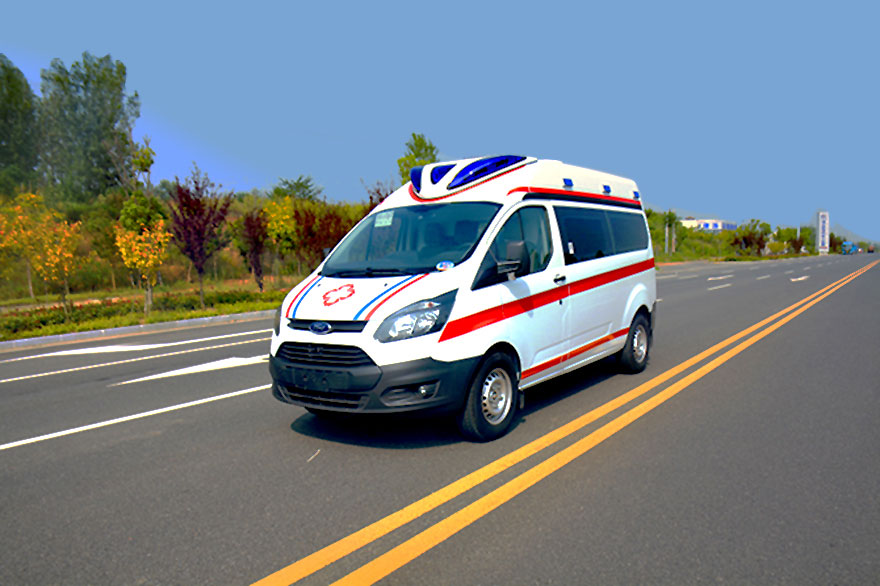 国五-柴油福特V362监护型救护车-CLW5032XJHJ5