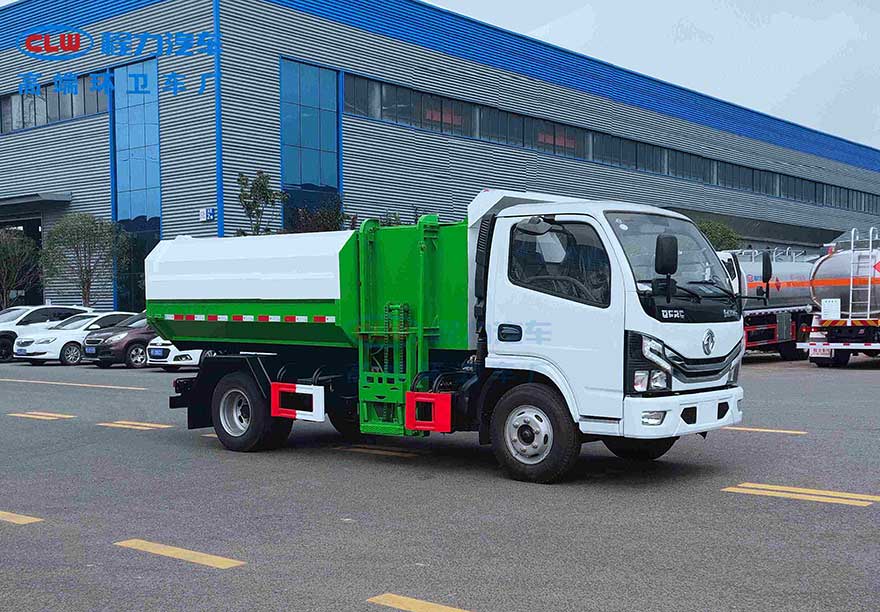 国六-东风多利卡6方挂桶垃圾车-CLW5070ZZZD6